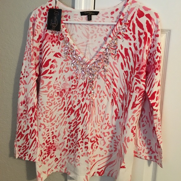 Animal print top - Picture 1 of 1